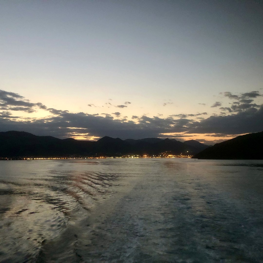 Winter sundown